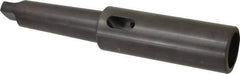 Scully Jones - MT5 Inside Morse Taper, MT5 Outside Morse Taper, Extension Sleeve - Hardened & Ground Throughout, 7.19" Projection, 2.38" Body Diam - Exact Industrial Supply