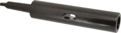 Scully Jones - MT4 Inside Morse Taper, MT3 Outside Morse Taper, Extension Sleeve - Hardened & Ground Throughout, 9" Projection, 1.88" Body Diam - Exact Industrial Supply