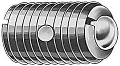 TE-CO - 6-40, 0.078" Ball Diam, 5/16" Body Length, 0.023" Max Ball Reach, Threaded Ball Plunger - Exact Industrial Supply