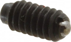 TE-CO - 5-40, 0.062" Ball Diam, 1/4" Body Length, 0.02" Max Ball Reach, Threaded Ball Plunger - Exact Industrial Supply