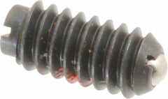 TE-CO - 1/4-20, 0.125" Ball Diam, 17/32" Body Length, 0.035" Max Ball Reach, Threaded Ball Plunger - Exact Industrial Supply