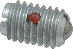TE-CO - 1/2-13, 0.281" Ball Diam, 3/4" Body Length, 0.072" Max Ball Reach, Threaded Ball Plunger - Exact Industrial Supply