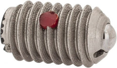TE-CO - 3/8-16, 0.187" Ball Diam, 5/8" Body Length, 0.048" Max Ball Reach, Threaded Ball Plunger - Exact Industrial Supply
