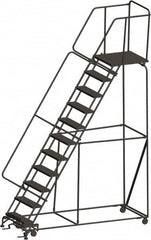 Ballymore - Rolling & Wall Mounted Ladders & Platforms Type: Rolling Warehouse Ladder Style: Rolling Safety Ladder - Exact Industrial Supply