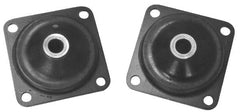 Plate-Type Vibration Mounts; Shape: Square; Axial Load Capacity: 120; Color Code: Red