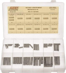 Value Collection - Key & Keyway Assortments Type: Keyway Maintenance Kit Number of Pieces: 58 - Exact Industrial Supply