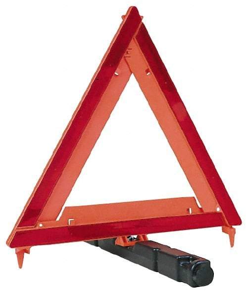 Peterson - 3 Piece Red Triangle Warning Kit - Plastic - Exact Industrial Supply