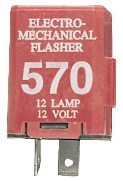 Peterson - Red Electronic Flasher - Plastic - Exact Industrial Supply