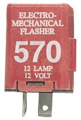 Peterson - Red Electronic Flasher - Plastic - Exact Industrial Supply