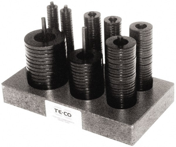 TE-CO - Washer Assortments Type: Flat Number of Pieces: 40 - Exact Industrial Supply