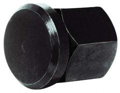 Gibraltar - 3/4-10, Black Oxide Finish, Steel Swivel Hex Nut - 1" Pad, 7/8" Wide x 1" High x 1/2" Deep - Exact Industrial Supply
