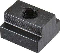 TE-CO - 1/2-13 Blind Tapped T Slot Nut - 11/16" Slot Width, 1-1/8 x 7/16" Base Width x Height, 1-1/4 x 3/4" OAL x Height - Exact Industrial Supply