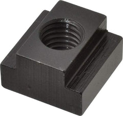 TE-CO - 5/8-11 Blind Tapped T Slot Nut - 3/4" Slot Width, 1-1/4 x 15/32" Base Width x Height, 1-1/4 x 3/4" OAL x Height - Exact Industrial Supply