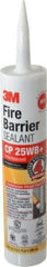 3M - 10.1 oz Cartridge Red Acrylic & Latex Caulk - -20 to 180°F Operating Temp, 10 min Tack Free Dry Time, Series CP 25WB - Exact Industrial Supply