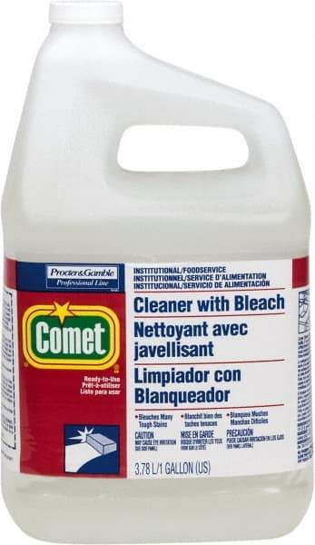 Comet USA LLC - 1 Gal Jug Liquid Bathroom Cleaner - Unscented Scent, Disinfectant, General Purpose Cleaner - Exact Industrial Supply