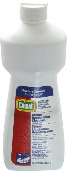 Comet USA LLC - 32 oz Bottle Liquid Bathroom Cleaner - Bleach Scent, Disinfectant, General Purpose Cleaner - Exact Industrial Supply