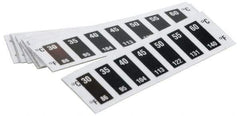 Tempil - -30°C Temp Indicating Label - 7 Ratings - Exact Industrial Supply