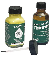 Tempil - 1,250°F Temp Indicating Liquid - 2 Ounce Container, 677°C - Exact Industrial Supply