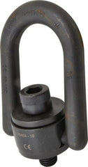 American Drill Bushing - 10,000 Lbs. Load Capacity, 5.1 Inch Wide x 7.37 Inch High x 3.2 Inch Opening, Extra Duty Center Pull Hoist Ring - Exact Industrial Supply