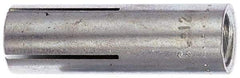 Red Head - 1" Diam, 1" Drill, 1-1/2" Min Embedment Drop-In Concrete Anchor - 303, 18-8 Stainless Steel, Slotted Drive, 1-1/4" Thread Length - Exact Industrial Supply