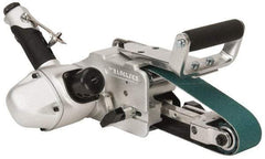 Dynabrade - 1 to 2 x 30 Inch, 7,200 RPM Air Belt Sander - 2 Hp, 1/2 NPT Inlet, 70 CFM Air Consumption, 4,700 FPM Speed - Exact Industrial Supply