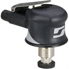 Dynabrade - 5,000 OPM, 6 CFM Air Consumption, Palm Air Orbital Sander - Round Pad, 1/4 NPT Inlet - Exact Industrial Supply
