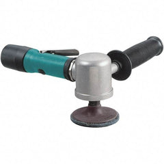 Dynabrade - 3" Max Disc, 15,000 RPM, Pneumatic Handheld Disc Sander - 33 CFM, 1/4 NPT Inlet, 0.55 hp, 90 psi - Exact Industrial Supply