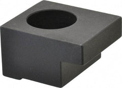 Mitee-Bite - 1 Piece Vise Mounting Clamp - Heat Treated Mild Steel, 1-1/2" Long x 1-1/4" Wide x 0.87" High - Exact Industrial Supply