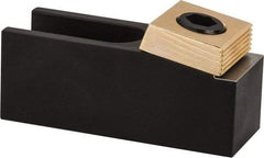 Mitee-Bite - 1-1/2" Wide x 1.62" High, Stepped, U Shaped Strap Clamp - 1.82" Travel, 4.21" OAL, 1.378" Tapered Height, 1.82" Slot Length - Exact Industrial Supply