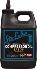 CRC - Bottle, ISO 100, SAE 30W, Air Compressor Oil - Exact Industrial Supply