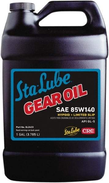 CRC - 1 Gal Bottle, Mineral Gear Oil - 27 St Viscosity at 100°C, ISO 460 - Exact Industrial Supply