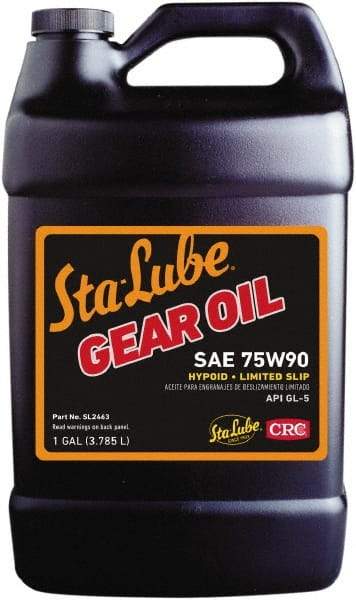 CRC - 1 Gal Bottle, Mineral Gear Oil - 70 SUS Viscosity at 40°C - Exact Industrial Supply