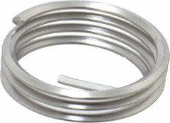 Heli-Coil - M14x1.25 Metric Fine, 3/8" OAL, Free Running Helical Insert - Tanged, Stainless Steel - Exact Industrial Supply