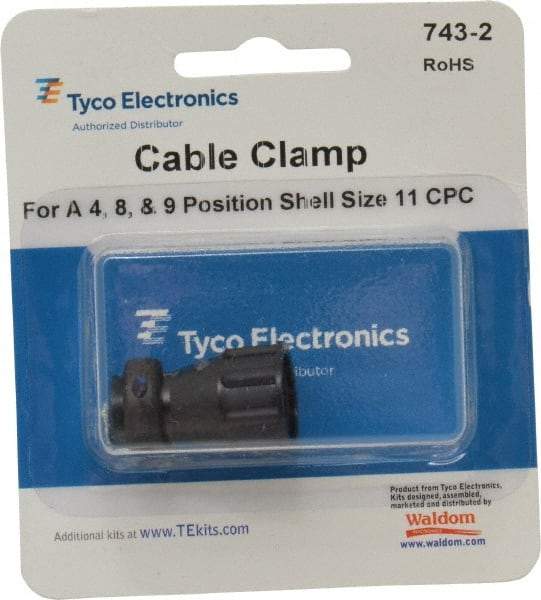 Tyco/Amp - Plastic Clamp - For #11 to 4 Wire - Exact Industrial Supply
