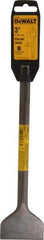 DeWALT - 3" Head Width, 12" OAL, 1" Shank Diam, Scaling Chisel - SDS Max Drive, SDS Max Shank, Steel - Exact Industrial Supply