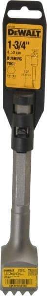 DeWALT - 1-3/4" Head Width, 10" OAL, 1" Shank Diam, Bushing Tool Chisel - Hex Shank, Steel - Exact Industrial Supply