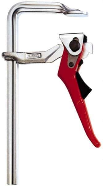Bessey - 5-1/2" Deep Throat, 10" Max Capacity, Standard Sliding Arm Clamp - 1,800 Lb Clamping Pressure - Exact Industrial Supply