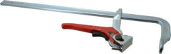 Bessey - 4-3/4" Deep Throat, 20" Max Capacity, Standard Sliding Arm Clamp - 1,200 Lb Clamping Pressure - Exact Industrial Supply
