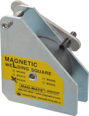 Mag-Mate - 3-3/4" Wide x 1-1/2" Deep x 4-3/8" High, Rare Earth Magnetic Welding & Fabrication Square - 150 Lb Average Pull Force - Exact Industrial Supply