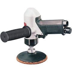 Dynabrade - 4" Max Disc, 11,000 RPM, Pneumatic Handheld Disc Sander - 32 CFM, 1/4 NPT Inlet, 0.7 hp, 90 psi - Exact Industrial Supply
