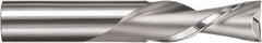 SGS - 1/2" Cutting Diam x 1-1/2" Length of Cut, 2 Flute, Downcut Spiral Router Bit - Uncoated, Right Hand Cut, Solid Carbide, 3-1/2" OAL x 1/2" Shank Diam, Square End - Exact Industrial Supply