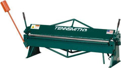 Tennsmith - 48-1/4 Inch Bending Length, Bench Machine Hand Brake - 61 Inch Wide, 22 Inch Deep, 31 Inch High - Exact Industrial Supply