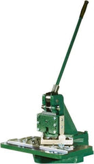 Tennsmith - 6 x 6" Notching Dimension, Metal Notcher - 1.25mm Max Mild Steel Capacity - Exact Industrial Supply