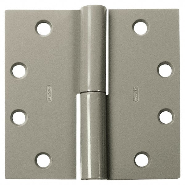 Stanley - 4-1/2" Long x 4-1/2" Wide Steel Full Mortise Commercial Hinge - Exact Industrial Supply