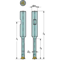A327-16B32EC-09 Grooving Cutter - Exact Industrial Supply