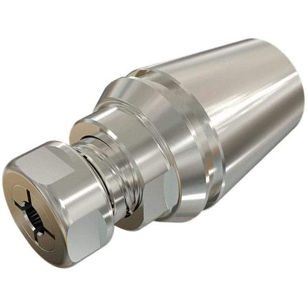 Iscar - ER32 Taper Shank Tension & Compression Tapping Chuck - 7/16" Max Tap Capacity, 0.787" Projection - Exact Industrial Supply