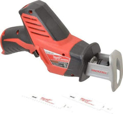 Milwaukee Tool - 12V, 0 to 3,000 SPM, Cordless Reciprocating Saw - 1/2" Stroke Length, 11" Saw Length, Lithium-Ion Batteries Not Included - Exact Industrial Supply