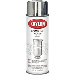Krylon - Silver, Gloss, Looking Glass Paint Spray Paint - 6 oz Container - Exact Industrial Supply