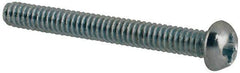 Value Collection - #2-56 UNC, 3/4" Length Under Head Phillips Drive Machine Screw - Round Head, Grade J82 Steel, Zinc-Plated Finish, Without Washer - Exact Industrial Supply