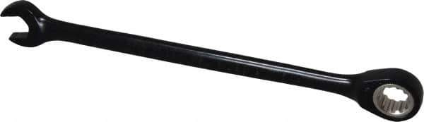 Proto - 5/16" 12 Point Combination Wrench - 15° Head Angle, 5-1/2" OAL, Steel, Black Chrome Finish - Exact Industrial Supply